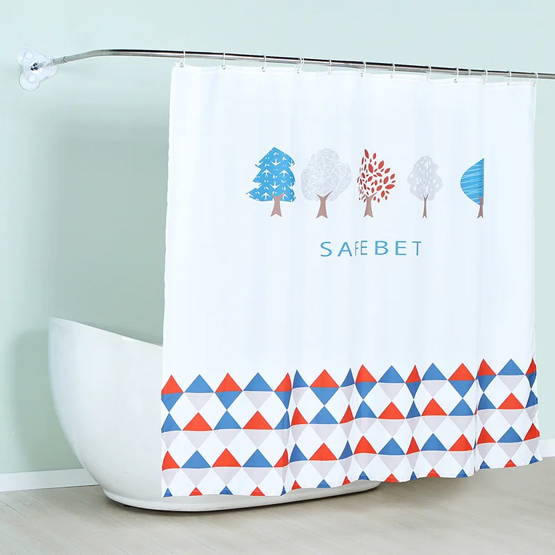 150 cm x 185 cm with Hooks, Waterproof Design and Polyester Shower Curtain Bathroom Decor Polyester Fabric Bath Curtain Washable
150 cm x 185 cm with Hooks, Waterproof Design and Polyester Shower Curtain Bathroom Decor Polyester Fabric Bath Curtain Washable