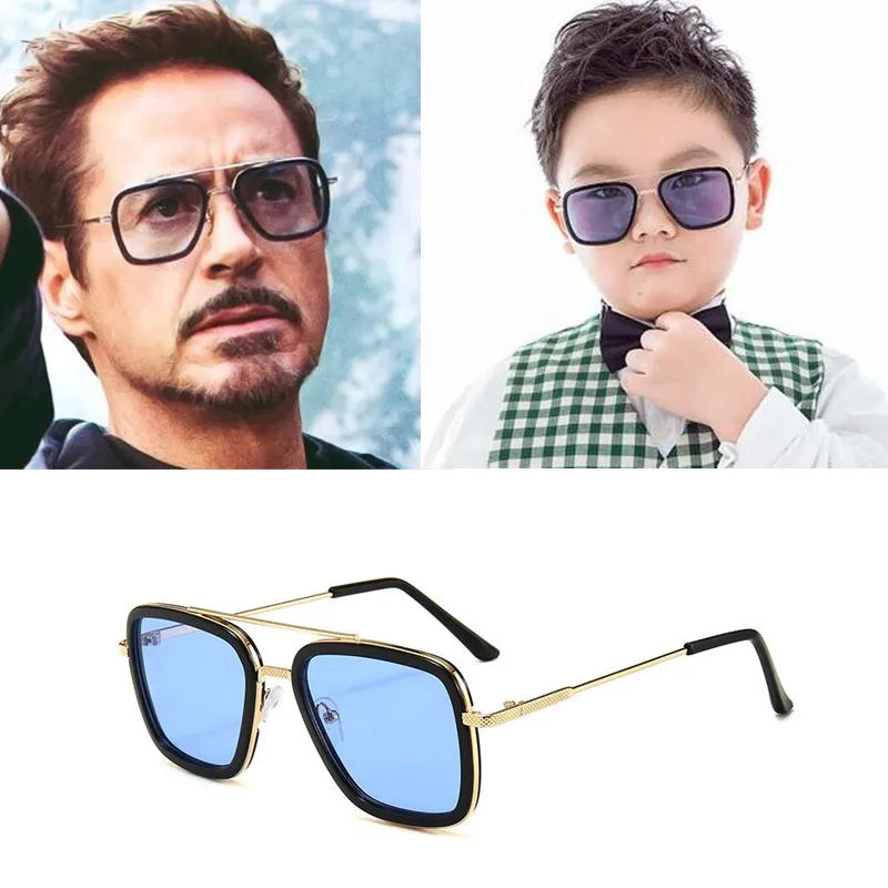 Lentes Tony Stark Kids Sunglasses Alloy Glasses Vintage Sun Glasses Children 8-16 Years Old Boys And Girls Kinder zonnebrillen
Lentes Tony Stark Kids Sunglasses Alloy Glasses Vintage Sun Glasses Children 8-16 Years Old Boys And Girls Kinder zonnebrillen