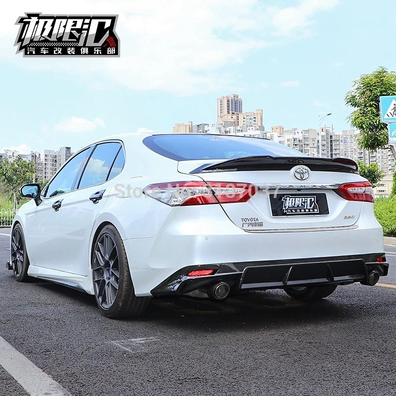 For Toyota Camry High Quality 2018+ ABS Plastic Black White Color Rear Roof Spoiler Wing Trunk Lip Boot Cover Car Styling
For Toyota Camry High Quality 2018+ ABS Plastic Black White Color Rear Roof Spoiler Wing Trunk Lip Boot Cover Car Styling