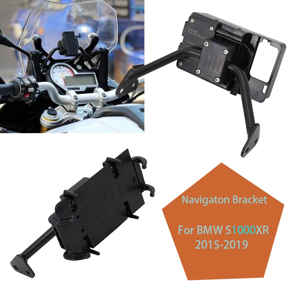 New Motorcycle Accessories Navigation Bracket GPS Charging Phone Holder USB For BMW S1000XR S 1000 XR 2015-2019
New Motorcycle Accessories Navigation Bracket GPS Charging Phone Holder USB For BMW S1000XR S 1000 XR 2015-2019