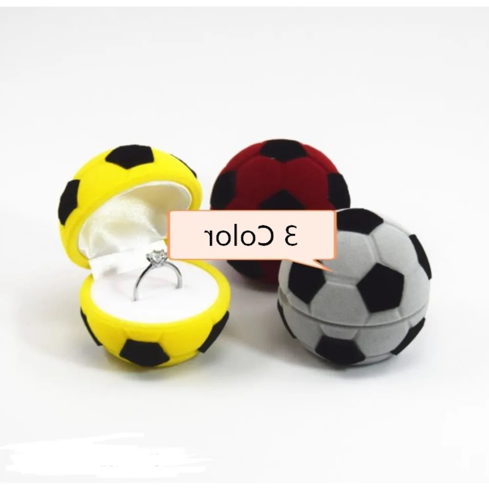 100pcs/lot Creative Flocking Ring Box Football Shap Jewelry Boxes Display Rack Gift Box Wholesale
100pcs/lot Creative Flocking Ring Box Football Shap Jewelry Boxes Display Rack Gift Box Wholesale