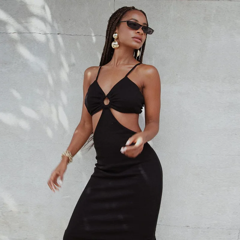 Fashion Spring Summer Woman V-Neck Hollow Slip Dress Sexy Lady Wrap Hip Slit Long Skirt Nightclub Clothes Girl Party Gift
Fashion Spring Summer Woman V-Neck Hollow Slip Dress Sexy Lady Wrap Hip Slit Long Skirt Nightclub Clothes Girl Party Gift