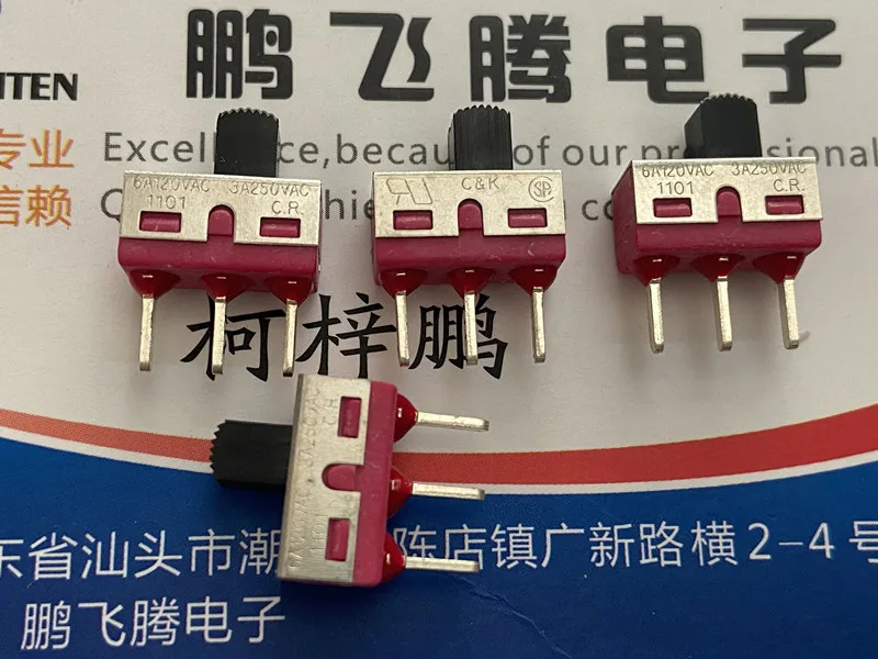 1PCS U.S. C&k 1101M2S3CQE2 small toggle switch 3 feet 2 gears power slide propulsion switch 6A
1PCS U.S. C&k 1101M2S3CQE2 small toggle switch 3 feet 2 gears power slide propulsion switch 6A