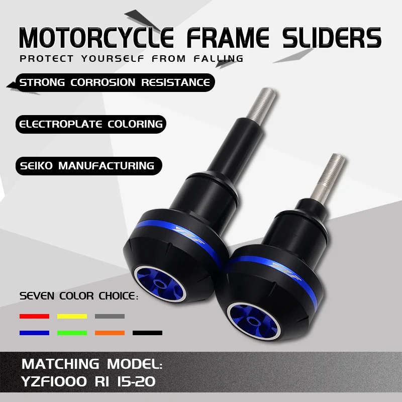 For YZF-R1 YZF-R1M R1M 2015 2016 2017 2018 2019 2020 CNC Aluminum Frame Slider Fairing Guard Crash Pad Side Protector
For YZF-R1 YZF-R1M R1M 2015 2016 2017 2018 2019 2020 CNC Aluminum Frame Slider Fairing Guard Crash Pad Side Protector