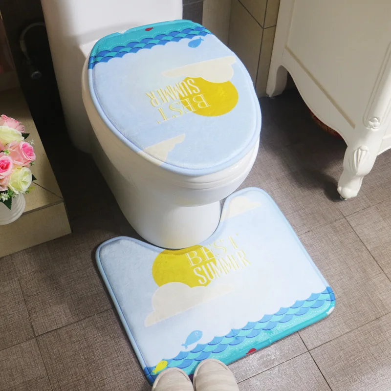 High-value Bathroom Toilet Cover Set U-shaped Water Absorption Non-slip Bathroom Foot Mats Household Toilet Decoration Pads
High-value Bathroom Toilet Cover Set U-shaped Water Absorption Non-slip Bathroom Foot Mats Household Toilet Decoration Pads