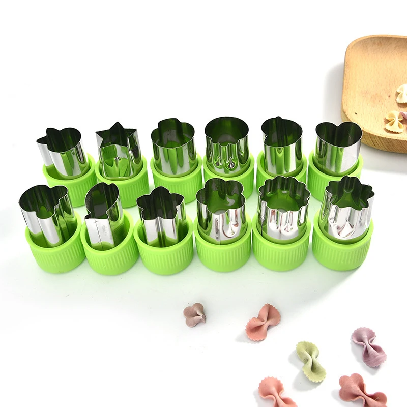 12 Pcs Vegetable Shape Cutter Set Flower Star Mold Cookies Cutter Fruit Slicing Stencil Kids Baking Cookie Mold DIY Baking Tools
12 Pcs Vegetable Shape Cutter Set Flower Star Mold Cookies Cutter Fruit Slicing Stencil Kids Baking Cookie Mold DIY Baking Tools
