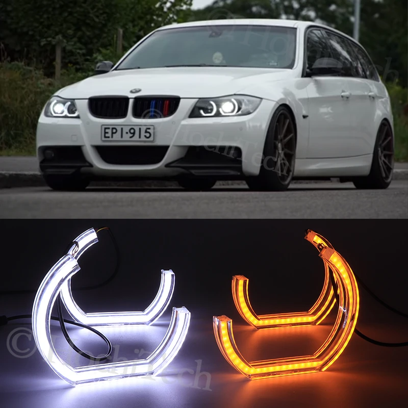 Светодиодные ангельские глаза для BMW 3 серии E90 E91 2005 2006 2007 08 Ксеноновые фары Автомобильные фары Аксессуары Halo 3D DTM LCI Стиль Акрил
Светодиодные ангельские глаза для BMW 3 серии E90 E91 2005 2006 2007 08 Ксеноновые фары Автомобильные фары Аксессуары Halo 3D DTM LCI Стиль Акрил