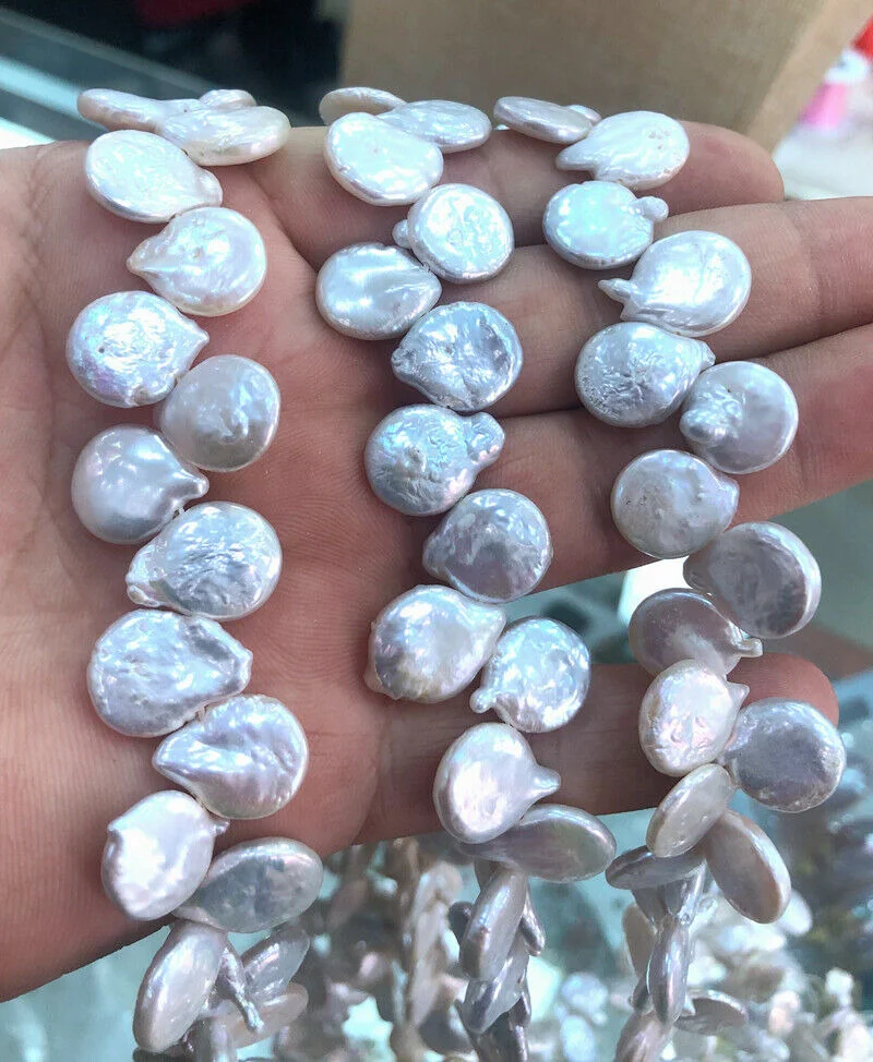 13x18mm Natural Teardrop Genuine White Freshwater Pearl Bead Jewelry Making 15"
13x18mm Natural Teardrop Genuine White Freshwater Pearl Bead Jewelry Making 15"