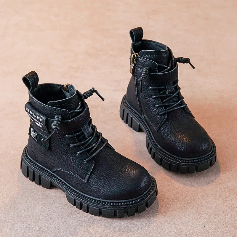 New Children Boots Autumn & Winter Top Genuine Leather Kids Shoes Fashion Boys Ankle Boots Size 26-37
New Children Boots Autumn & Winter Top Genuine Leather Kids Shoes Fashion Boys Ankle Boots Size 26-37
