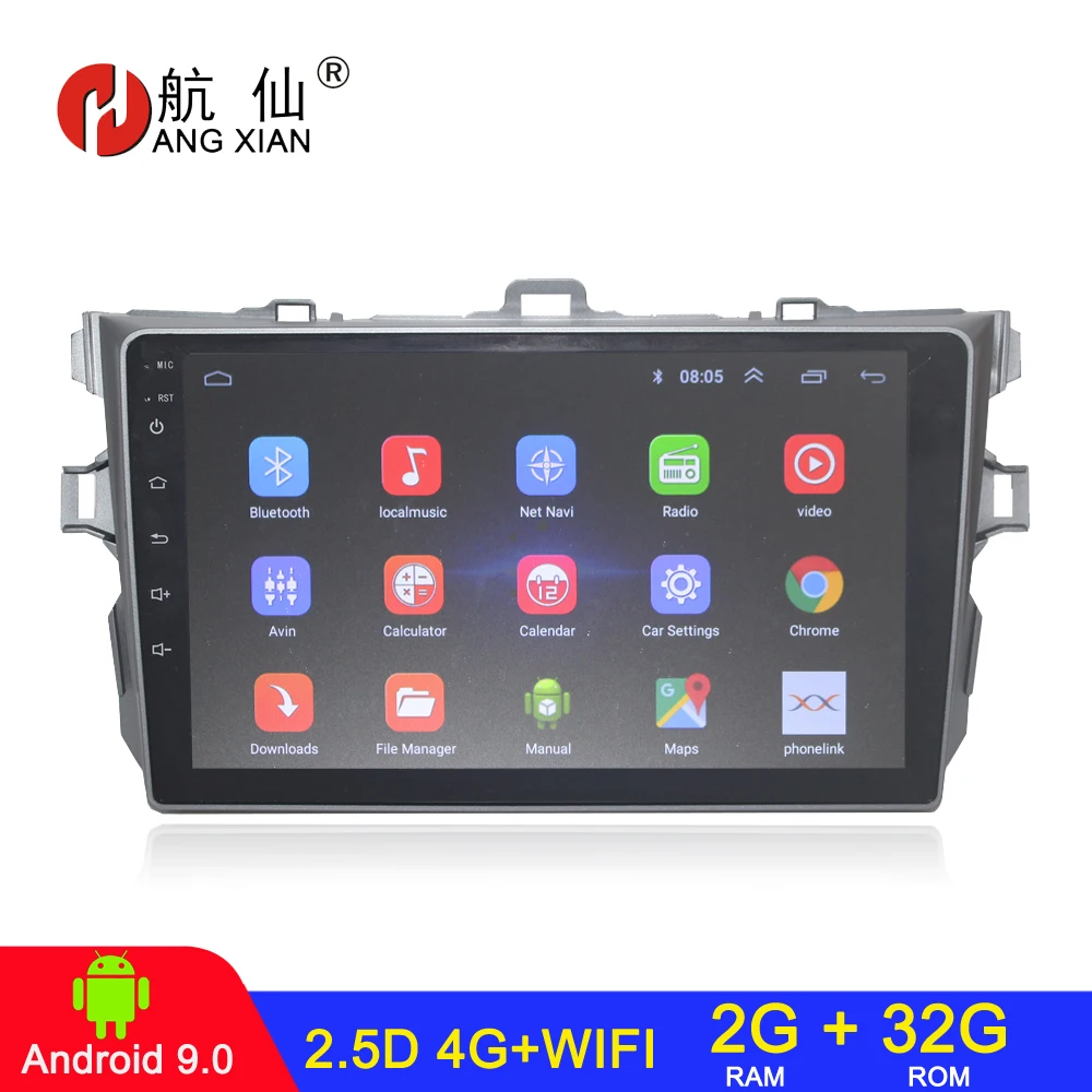 Автомагнитола 2 din на Android 10 для Toyota Corolla E140/150 2006-2011, 2 + 32 ГБ, 4G, Wi-Fi
Автомагнитола 2 din на Android 10 для Toyota Corolla E140/150 2006-2011, 2 + 32 ГБ, 4G, Wi-Fi