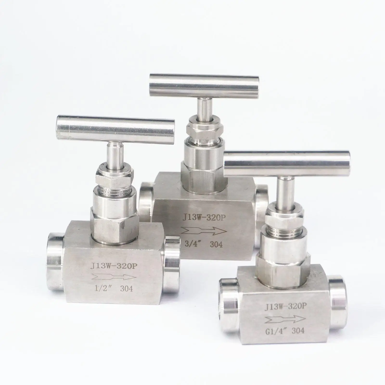 320 Bar 1/8" 1/4" 3/8" 1/2" 3/4" 1" BSP Female 304 Stainless Steel Flow Control Shut Off Valve Fuel Oil Steam
320 Bar 1/8" 1/4" 3/8" 1/2" 3/4" 1" BSP Female 304 Stainless Steel Flow Control Shut Off Valve Fuel Oil Steam