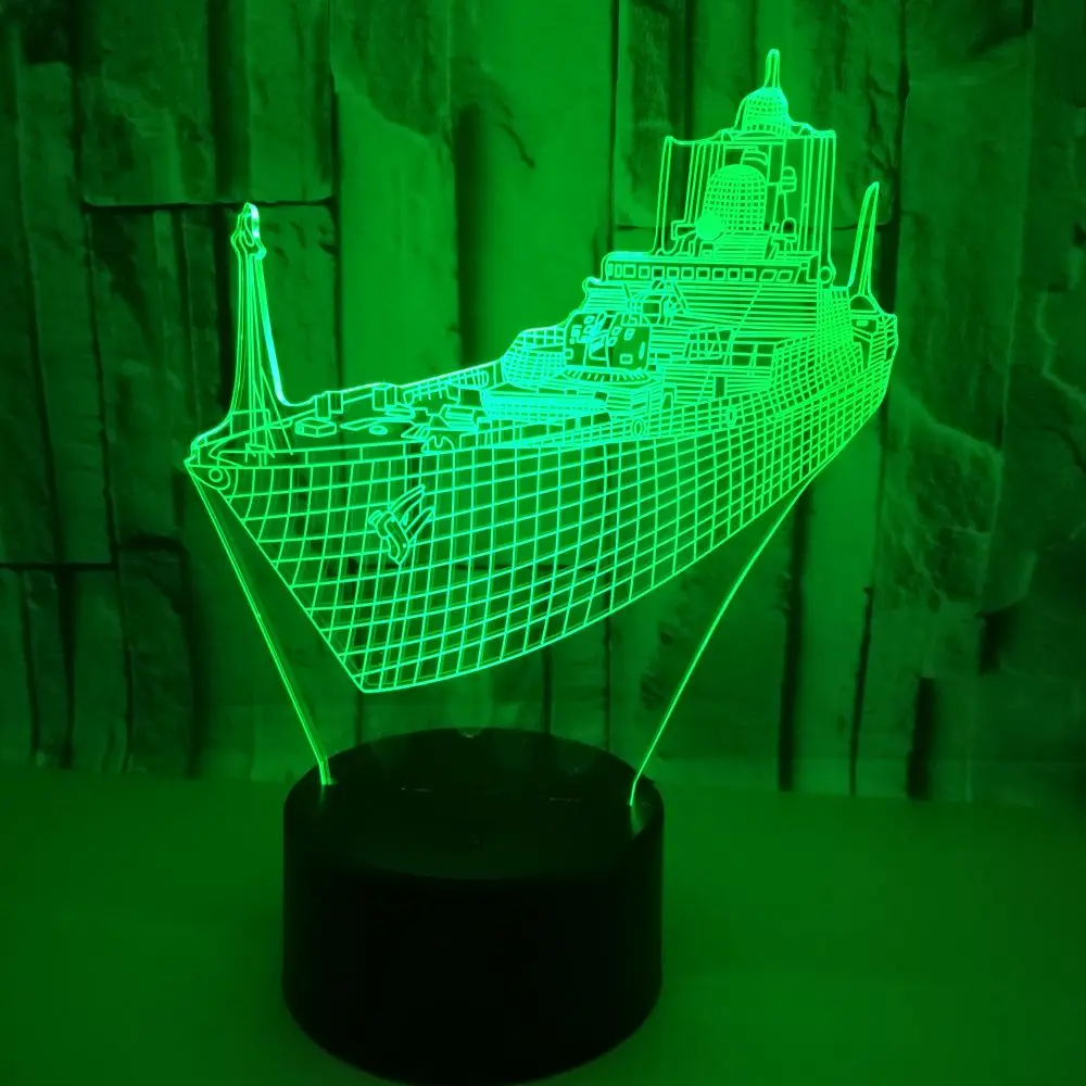 3D светодиодный ночник с рисунком корабля, акриловая лампа с оптической иллюзией, настольная лампа, светсветильник льник для сна, комнатное украшение для дома
3D светодиодный ночник с рисунком корабля, акриловая лампа с оптической иллюзией, настольная лампа, светсветильник льник для сна, комнатное украшение для дома