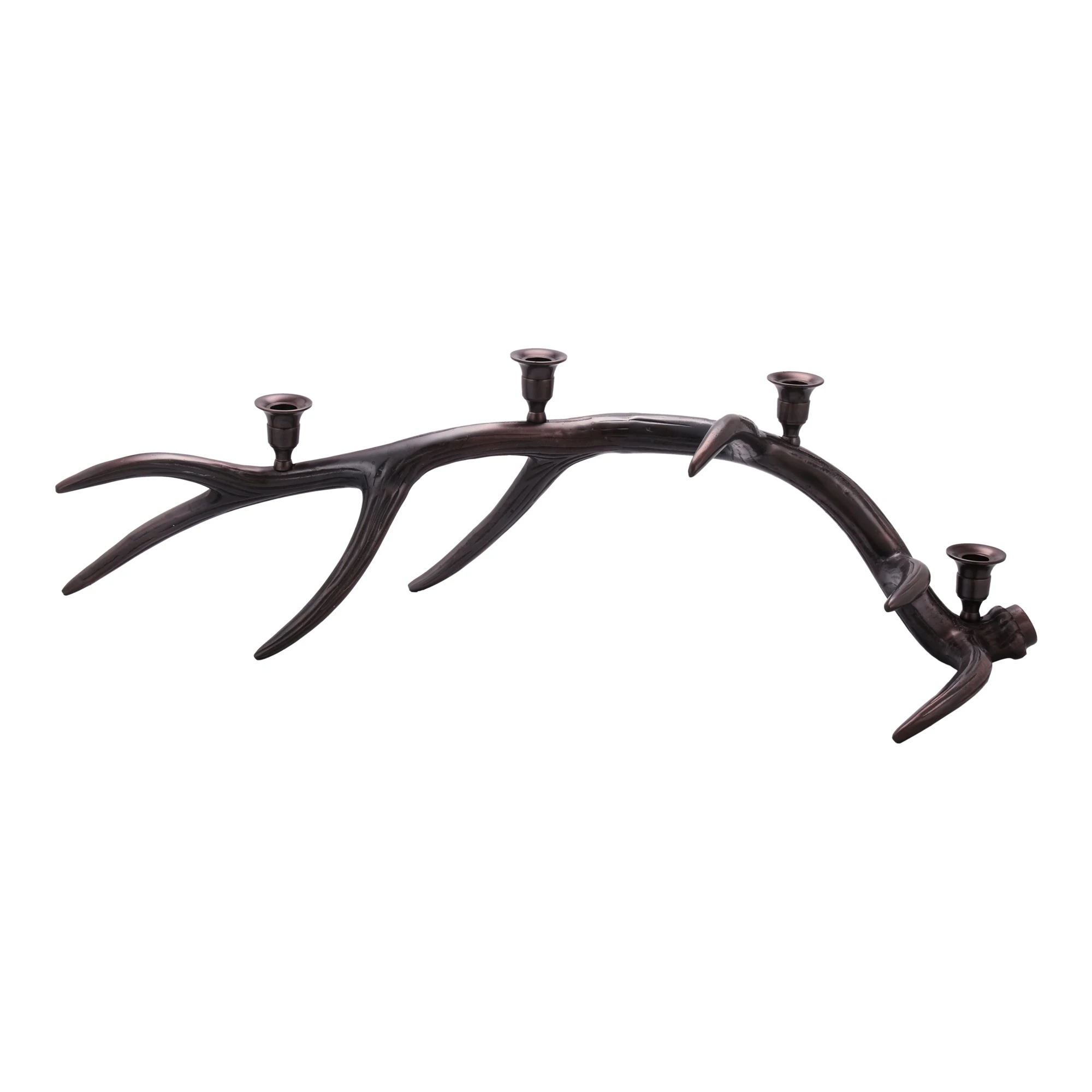 ANTLER CANDLE HOLDER ANTIQUE COPPER Brown Retro Candle Holder Shape Antlers Candlesticks In Cast Horn Design Resin
ANTLER CANDLE HOLDER ANTIQUE COPPER Brown Retro Candle Holder Shape Antlers Candlesticks In Cast Horn Design Resin