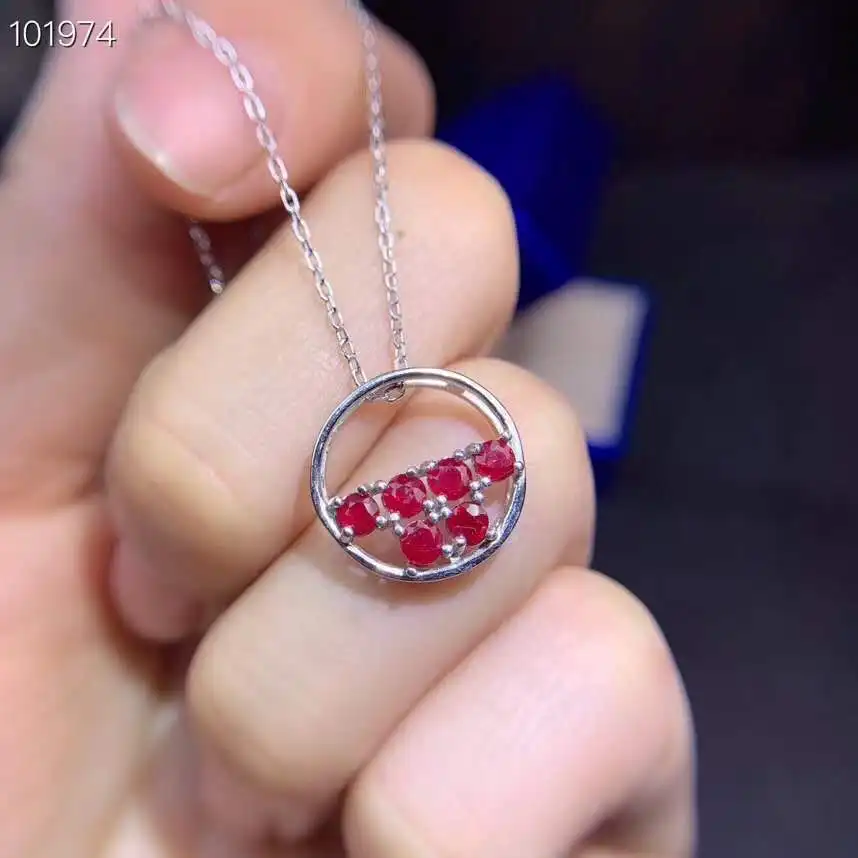 Ruby Pendant Natural and Real Ruby necklace For Women S925 sterling silver Pendant
Ruby Pendant Natural and Real Ruby necklace For Women S925 sterling silver Pendant