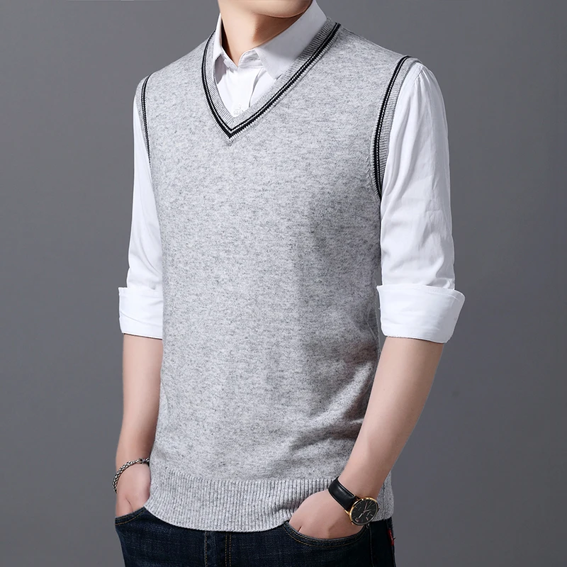 New Arrival Autumn Male Wool Sweater Vest Office Man Casual Sleeveless Sweater Pullover Knit Wool Vest Free Shipping
New Arrival Autumn Male Wool Sweater Vest Office Man Casual Sleeveless Sweater Pullover Knit Wool Vest Free Shipping