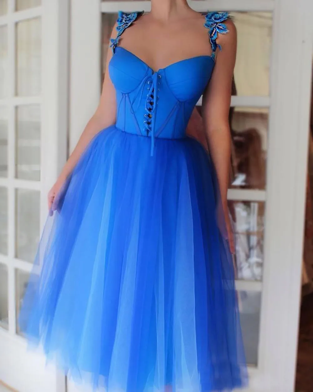 New Sleeveless Evening Dresses Prom Party Gown Mermaid Trumpet Formal Dress Applique V-Neck Tulle Custom
New Sleeveless Evening Dresses Prom Party Gown Mermaid Trumpet Formal Dress Applique V-Neck Tulle Custom