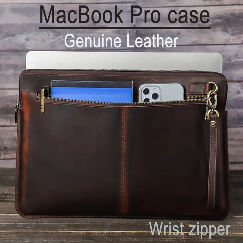 For Macbook Pro Leather Protective Sleeve For Macbook Pro 15.4 Inch 16 Inch Laptop Bag Case
For Macbook Pro Leather Protective Sleeve For Macbook Pro 15.4 Inch 16 Inch Laptop Bag Case