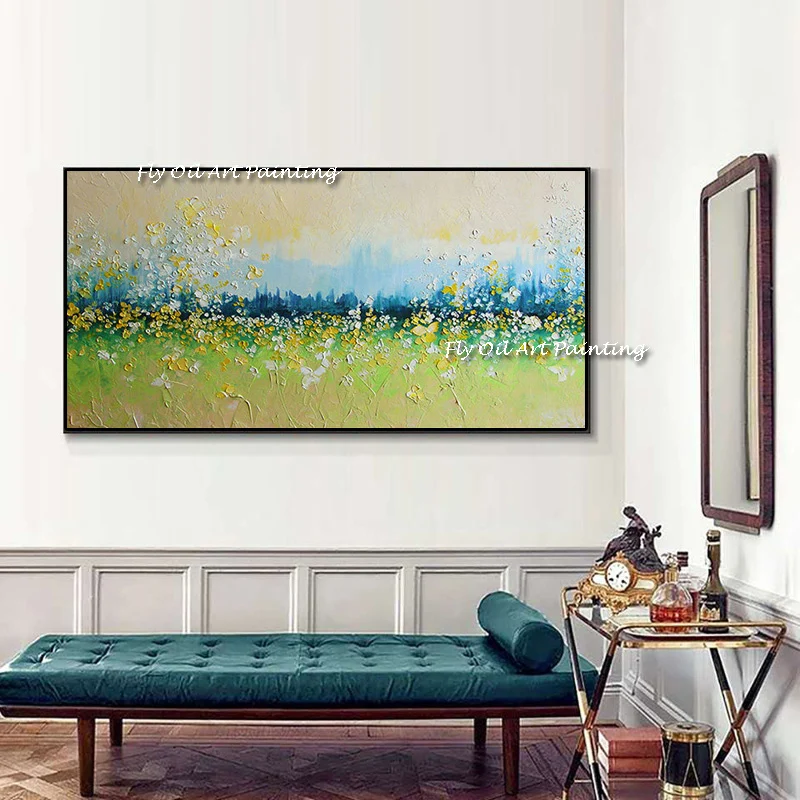 Green Grass oil painting spring nature 100% handmade paintings coloring on canvas living room decoration Canvas Art High Quality
Green Grass oil painting spring nature 100% handmade paintings coloring on canvas living room decoration Canvas Art High Quality