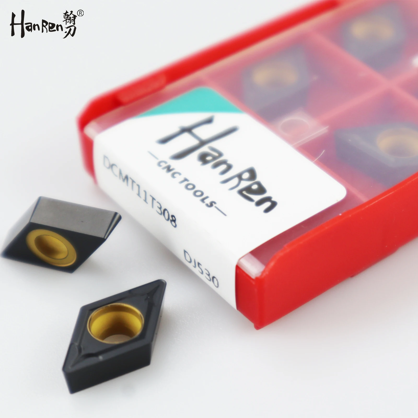 Лезвие ЧПУ HANREN DCMT11T304 DCMT11T308 DJ530, наружные круглые токарные инструменты с твердосплавными вставками из высокопрочного чугуна
Лезвие ЧПУ HANREN DCMT11T304 DCMT11T308 DJ530, наружные круглые токарные инструменты с твердосплавными вставками из высокопрочного чугуна