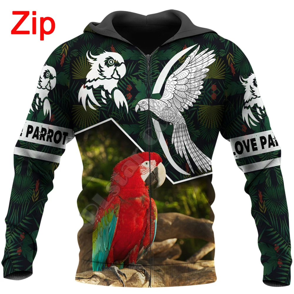 Love Parrot 3D All Over Printed Autumn Men Zip Hoodie Unisex Casual Zipper Jacket Streetwear sudadera hombre 12 styles YW-01
Love Parrot 3D All Over Printed Autumn Men Zip Hoodie Unisex Casual Zipper Jacket Streetwear sudadera hombre 12 styles YW-01