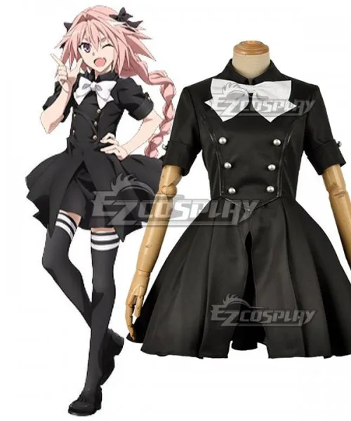 Fate Apocrypha Rider Of Black Astolfo Epilogue Event Dress Black Party Girls Dress Halloween Adult Gift Cosplay Costume E001
Fate Apocrypha Rider Of Black Astolfo Epilogue Event Dress Black Party Girls Dress Halloween Adult Gift Cosplay Costume E001