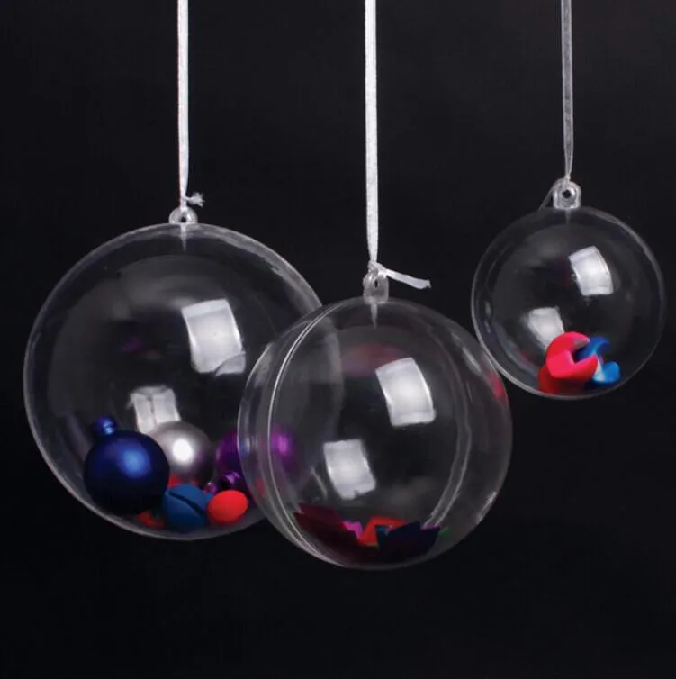 16 cm Big Christmas Balls Classic Transparent Plastic Balls Fashion Wedding Favor Candy Box Round Balls For Festive Party Supply
16 cm Big Christmas Balls Classic Transparent Plastic Balls Fashion Wedding Favor Candy Box Round Balls For Festive Party Supply