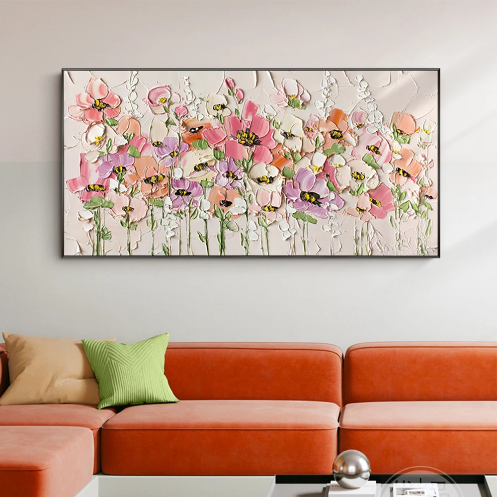 New Handpainted Oil Painting On Canvas Handmade 3D Abstracat Knife Flower Oil Painting Wall Art Pictures Home Decor Living Room
New Handpainted Oil Painting On Canvas Handmade 3D Abstracat Knife Flower Oil Painting Wall Art Pictures Home Decor Living Room