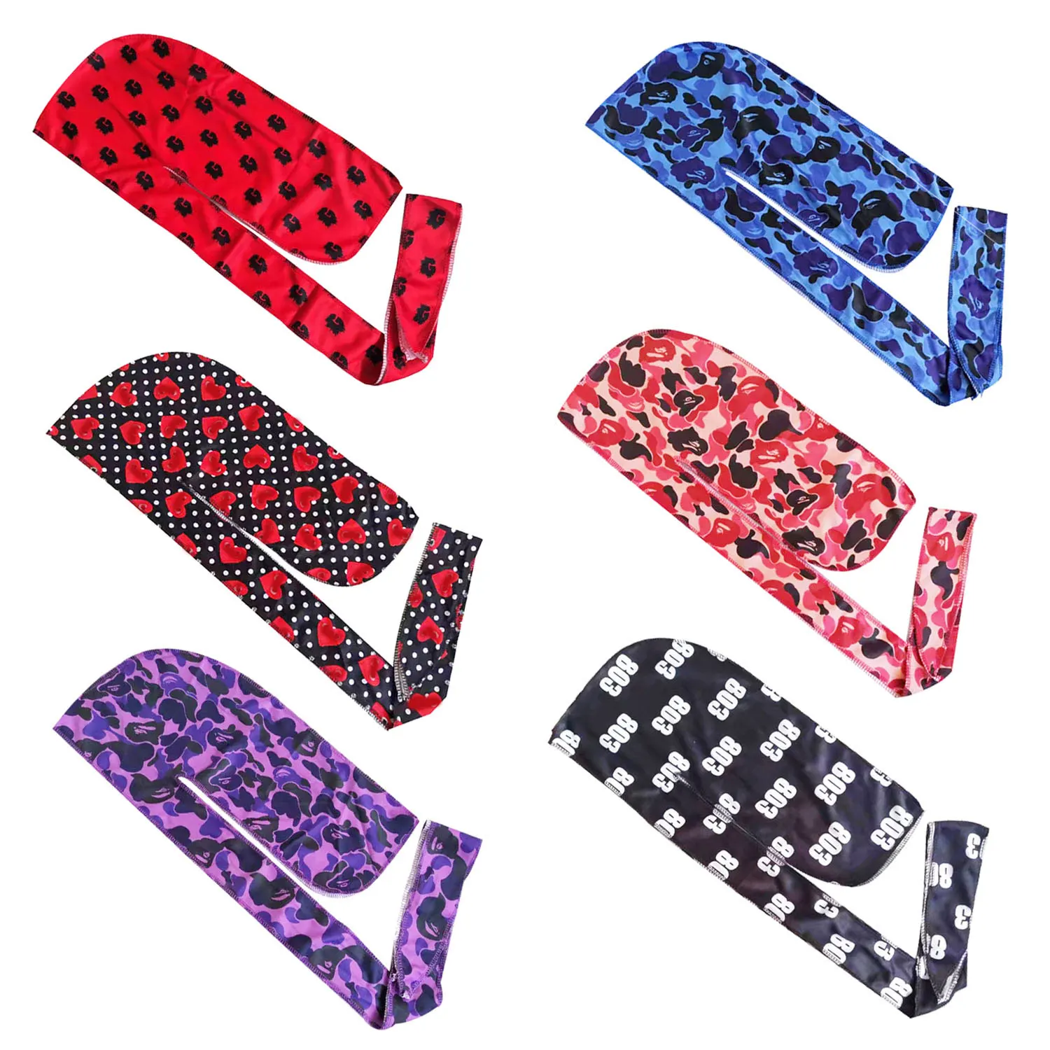 2021 Fashion designer durags du rag men vendor with many designs red,black blue whole sale bonnets and durags free shiping
2021 Fashion designer durags du rag men vendor with many designs red,black blue whole sale bonnets and durags free shiping