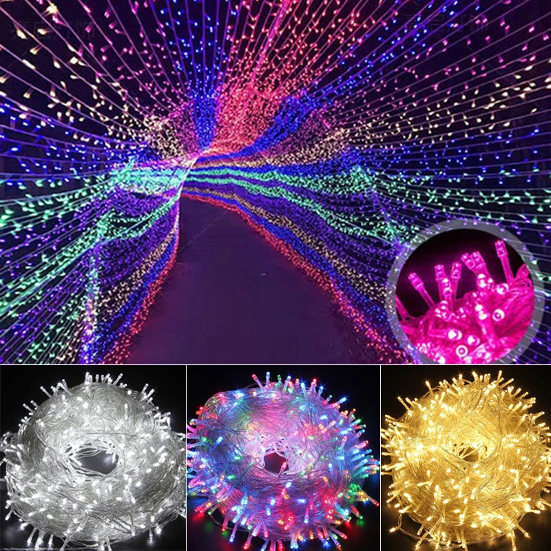 10M 100LEDS String Lights Warm White Color Light Waterproof Fairy Light String Festival Party Home Decoration Lights
10M 100LEDS String Lights Warm White Color Light Waterproof Fairy Light String Festival Party Home Decoration Lights