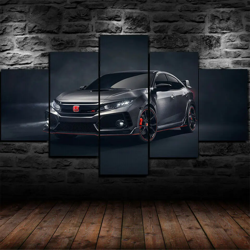 No Framed Canvas 5Pcs Honda Civic Type R Sports Car Wall Art Posters Pictures Home Decor Paintings Decorations
No Framed Canvas 5Pcs Honda Civic Type R Sports Car Wall Art Posters Pictures Home Decor Paintings Decorations