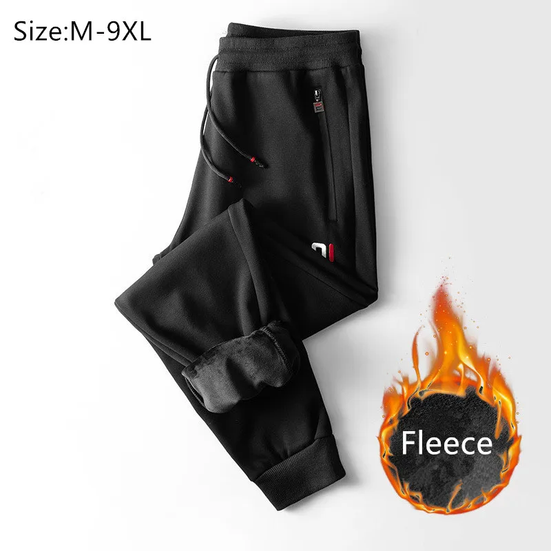 9XL Autumn Winter Sweatpants Boys Fleece Warm Joggers Sport Black Ankle Trousers Man PLus Size 7XL 8XL Training Streetwear Pants
9XL Autumn Winter Sweatpants Boys Fleece Warm Joggers Sport Black Ankle Trousers Man PLus Size 7XL 8XL Training Streetwear Pants