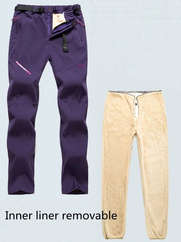 Outdoor Charge Pants Thicken Warm Waterproof Removable Lamb Cashmere Inner Tank Hiking Trekking Fishing Couple Trousers
Outdoor Charge Pants Thicken Warm Waterproof Removable Lamb Cashmere Inner Tank Hiking Trekking Fishing Couple Trousers