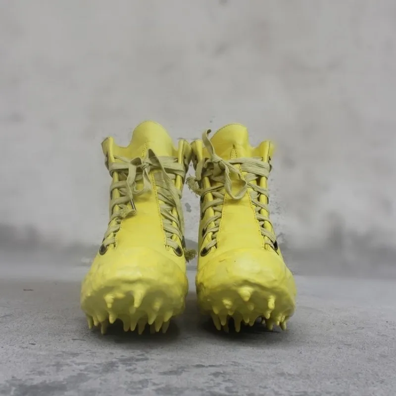Designer Men High-Top Vintage Flat Sneakers Handmade Cowhide Work Ankle Boots High Quality Casual Safety Shoes Luxury Trainers
Designer Men High-Top Vintage Flat Sneakers Handmade Cowhide Work Ankle Boots High Quality Casual Safety Shoes Luxury Trainers