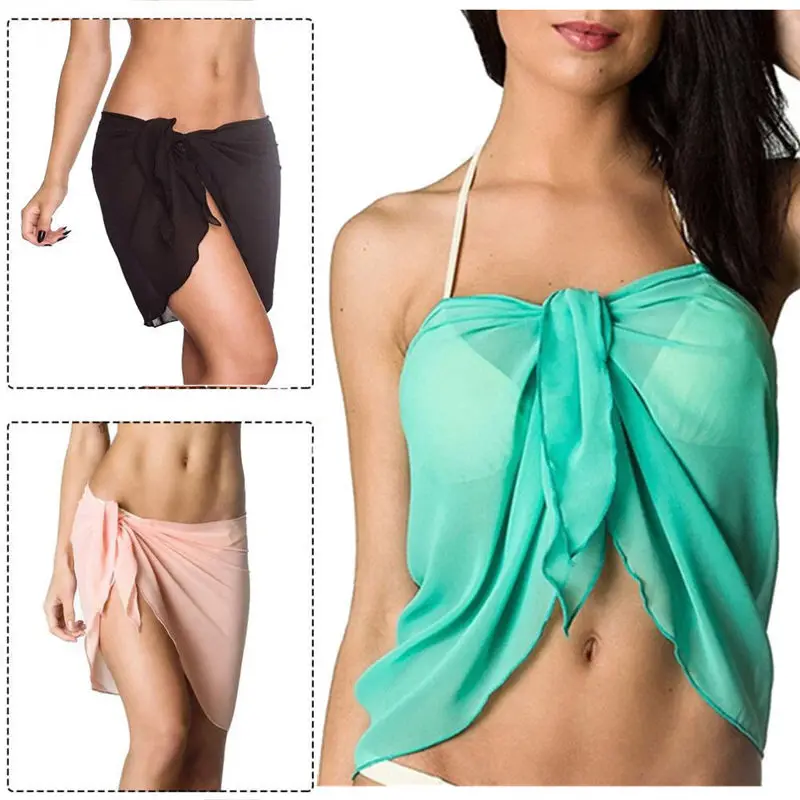 Sexy Women Beach Bikini Cover Up Solid Pareo Chiffon Wrap Skirt Sarong Scarf Beachwear Bathing Suit Beachwear Swimsuit
Sexy Women Beach Bikini Cover Up Solid Pareo Chiffon Wrap Skirt Sarong Scarf Beachwear Bathing Suit Beachwear Swimsuit