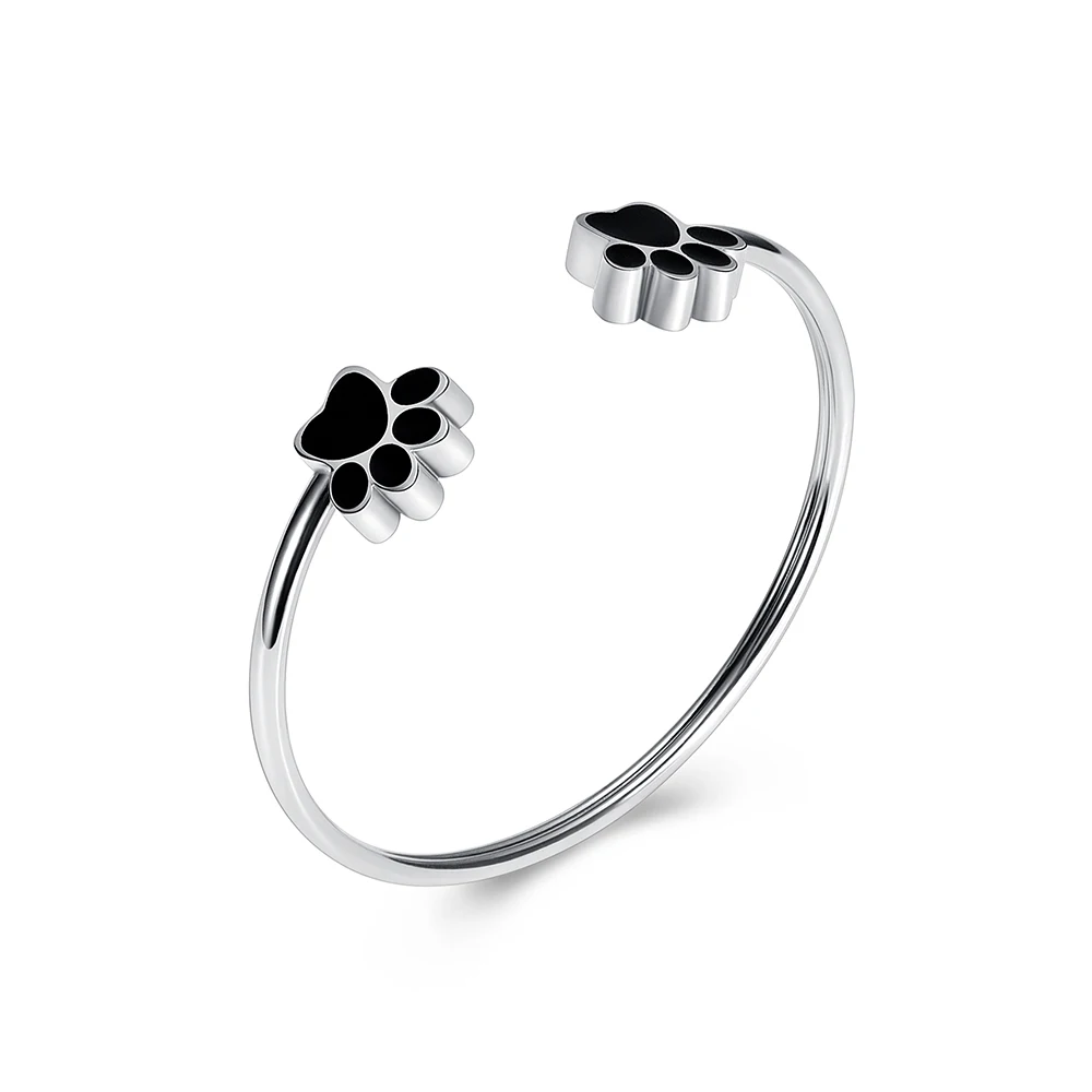 Cremation Jewelry Bracelet for Ashes Pet Paw Print Urn Bangle For Pet Ashes Memorial Jewelry for Cat Dog Free Engraved
Cremation Jewelry Bracelet for Ashes Pet Paw Print Urn Bangle For Pet Ashes Memorial Jewelry for Cat Dog Free Engraved