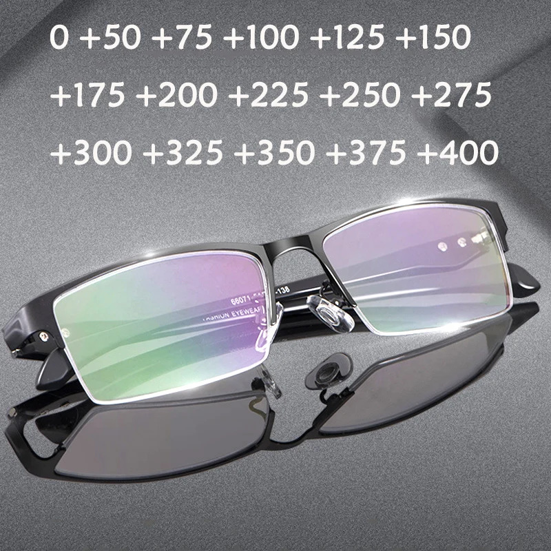 Anti Blue Light Reading Glasses Men Computer Optical UV Protection Presbyopic Glasses Metal High-definition Vision +1.75 2.25
Anti Blue Light Reading Glasses Men Computer Optical UV Protection Presbyopic Glasses Metal High-definition Vision +1.75 2.25