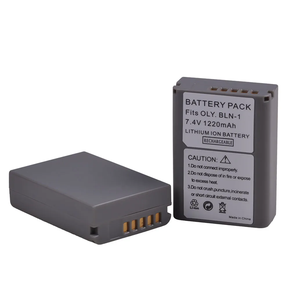 1220 mAh BLN-1 BLN1 PS-BLN1 Battery for Olympus BLN 1 Battery, OM-D E-M1, Mark II, E-M5, PEN-F, EM1, EM5, PENF EP5
1220 mAh BLN-1 BLN1 PS-BLN1 Battery for Olympus BLN 1 Battery, OM-D E-M1, Mark II, E-M5, PEN-F, EM1, EM5, PENF EP5