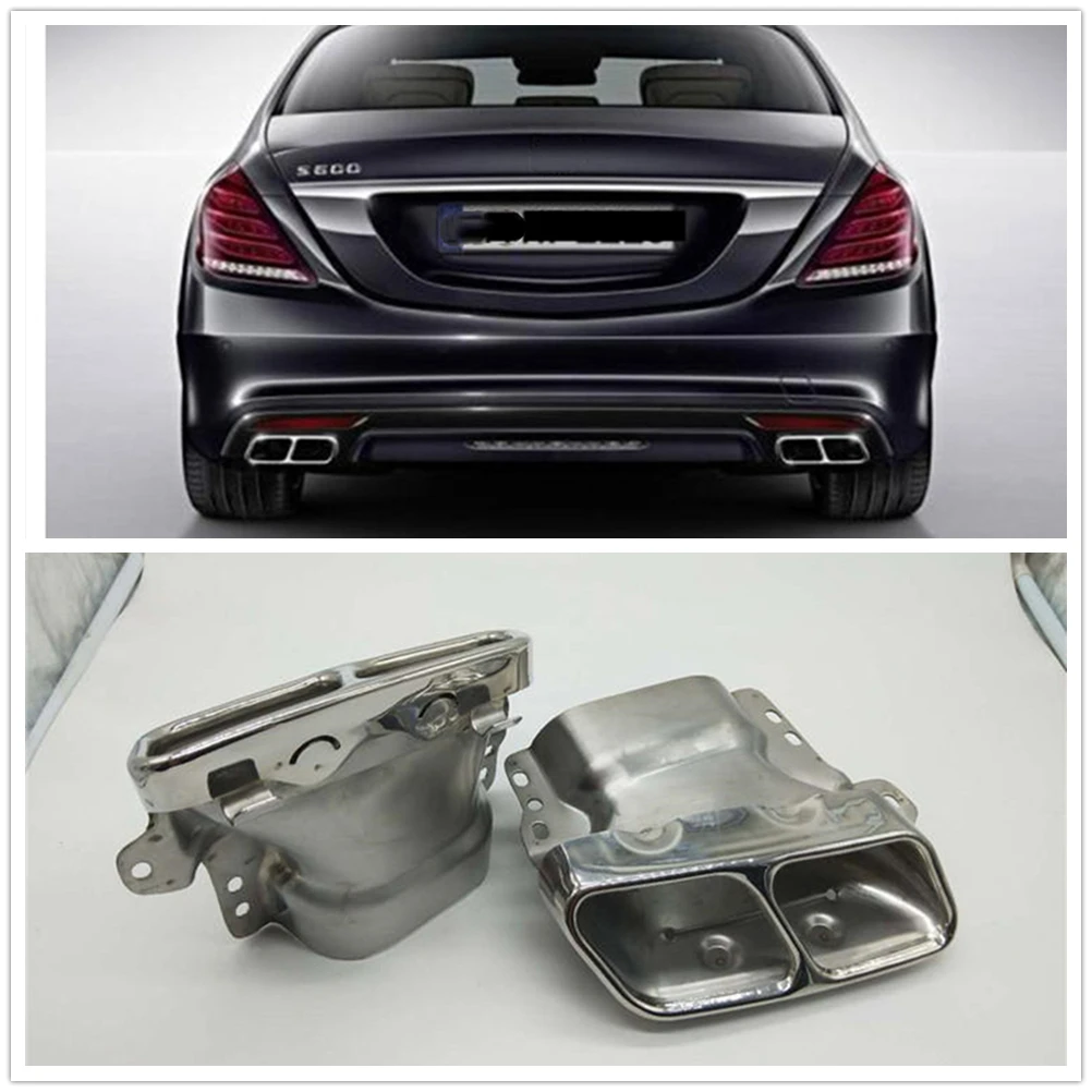 For Mercedes Benz W221 W164 W176 2009-2013 Car Rear Exhaust Tip Muffler Pipe Rear Air Outlet Vent Out Tailpipe Exhause Kit
For Mercedes Benz W221 W164 W176 2009-2013 Car Rear Exhaust Tip Muffler Pipe Rear Air Outlet Vent Out Tailpipe Exhause Kit