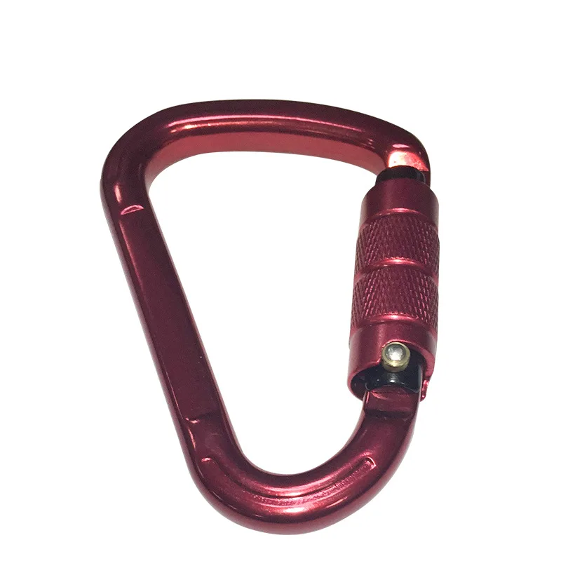 50PCS/LOT 7075 Aviation Aluminum Alloy 25KN Safety Auto Locking Outdoor Hiking Climbing Carabiner Snap Hook with CE SGS
50PCS/LOT 7075 Aviation Aluminum Alloy 25KN Safety Auto Locking Outdoor Hiking Climbing Carabiner Snap Hook with CE SGS