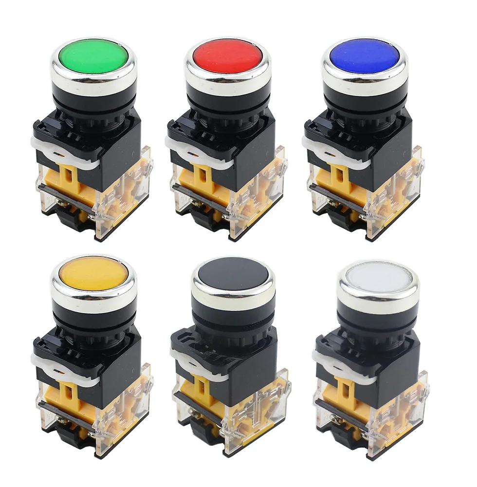 LA38 Momentary Push button switch Round 22mm Flat Click Switches Industrial equipment Electrical Equipment Supplies
LA38 Momentary Push button switch Round 22mm Flat Click Switches Industrial equipment Electrical Equipment Supplies
