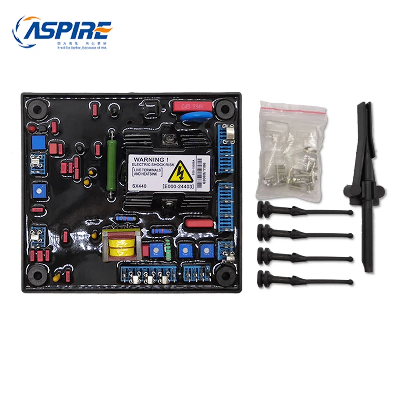 Latest AVR SX440 Free Shipping Red Automatic Voltage Regulator with Free Accessories
Latest AVR SX440 Free Shipping Red Automatic Voltage Regulator with Free Accessories