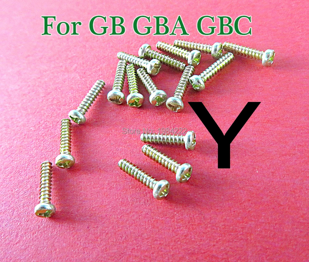 1000pcs/lot Wholesale screws set repair parts for GB GBA GBC Y Screw housing shell case
1000pcs/lot Wholesale screws set repair parts for GB GBA GBC Y Screw housing shell case
