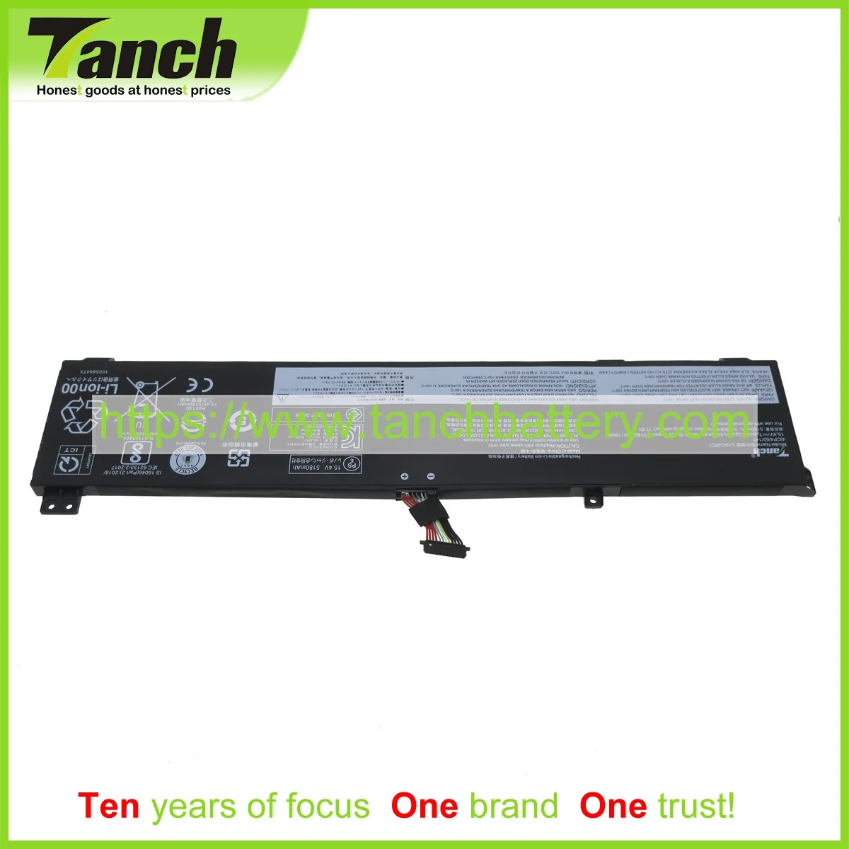 Tanch Laptop Batteries for LENOVO Legion 5 15ACH6H 15ARH05H 15IMH05H 5B10W86194 Legion 5 15.6" 15.36V 4 cell
Tanch Laptop Batteries for LENOVO Legion 5 15ACH6H 15ARH05H 15IMH05H 5B10W86194 Legion 5 15.6" 15.36V 4 cell