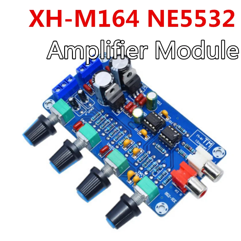 XH-M164 NE5532 Stereo Pre-amp Preamplifier Tone Board Audio 4 Channels Amplifier Module 4CH CH Control Circuit Telephone Preamp
XH-M164 NE5532 Stereo Pre-amp Preamplifier Tone Board Audio 4 Channels Amplifier Module 4CH CH Control Circuit Telephone Preamp