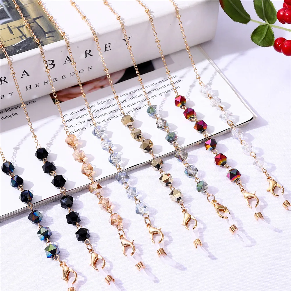 Bohemian Crystal Beaded Glasses Chains Lanyard Eyeglass Rope Sunglasses Cord Neck Strap Gift for Women Men Summer Accessories
Bohemian Crystal Beaded Glasses Chains Lanyard Eyeglass Rope Sunglasses Cord Neck Strap Gift for Women Men Summer Accessories