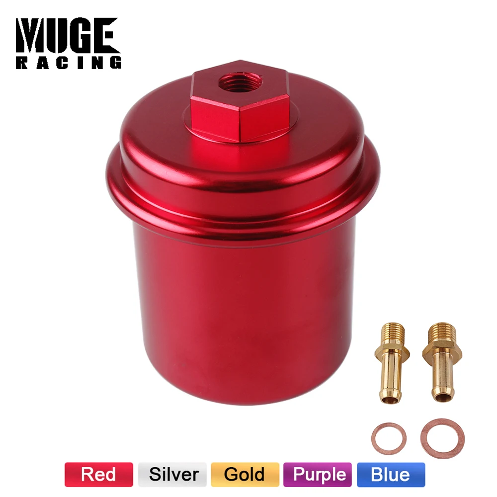 6 Colors Aluminum Car Racing Modified Oil Gas Inline Fuel Filter for Honda Acura Inlet M14 X 1.50 Oulet M12 X 1.25 OFI013
6 Colors Aluminum Car Racing Modified Oil Gas Inline Fuel Filter for Honda Acura Inlet M14 X 1.50 Oulet M12 X 1.25 OFI013
