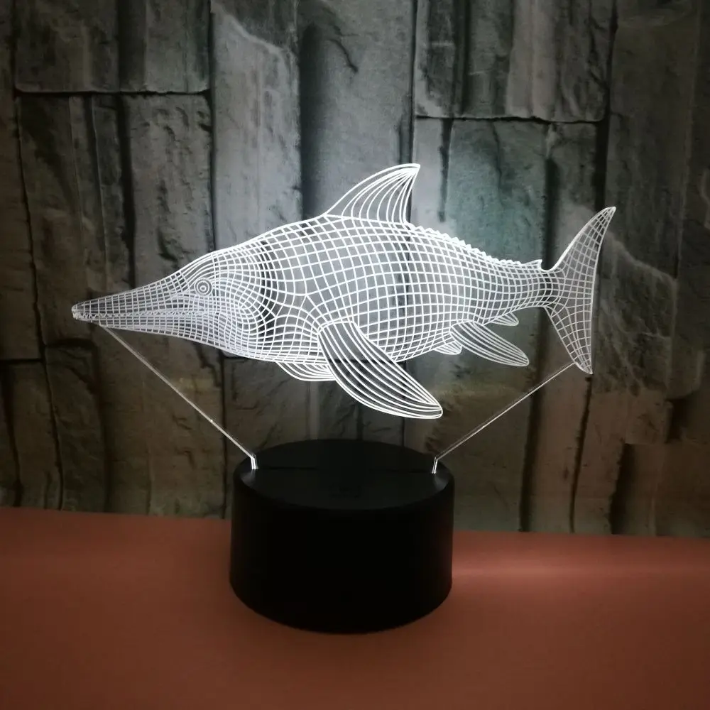 Fish 3D LED RGB Night Light 7 Color Change Desk Light Action Figures Kids Home For Christmas Toys
Fish 3D LED RGB Night Light 7 Color Change Desk Light Action Figures Kids Home For Christmas Toys