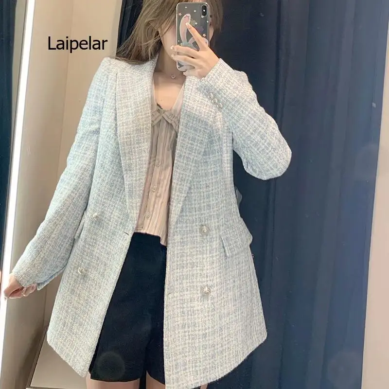 2021 Women's Blazer Tweed Blazer Women Clothes Oversized Women's Office Suit Blazer
2021 Women's Blazer Tweed Blazer Women Clothes Oversized Women's Office Suit Blazer