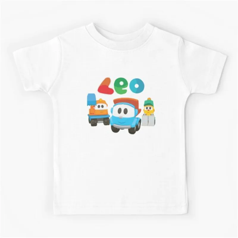 Leo the Truck Print Children's T-shirt New Summer Short Sleeve Kids Tshirt Cartoon Harajuku Tshirt Girl Boy Cute T Shirt Top Tee
Leo the Truck Print Children's T-shirt New Summer Short Sleeve Kids Tshirt Cartoon Harajuku Tshirt Girl Boy Cute T Shirt Top Tee