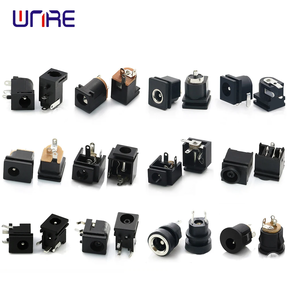 Snap In Type Series DC Power Jack 5.5x2.1 5.5*2.5mm Female Plug Socket Adapter Panel Mount Connector DC-005 DC-015 DC022b
Snap In Type Series DC Power Jack 5.5x2.1 5.5*2.5mm Female Plug Socket Adapter Panel Mount Connector DC-005 DC-015 DC022b